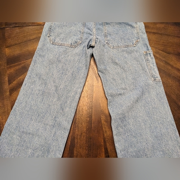 J. Galt Carpenter Wide Leg Jeans Light Wash Size Small NWT - Picture 12 of 16